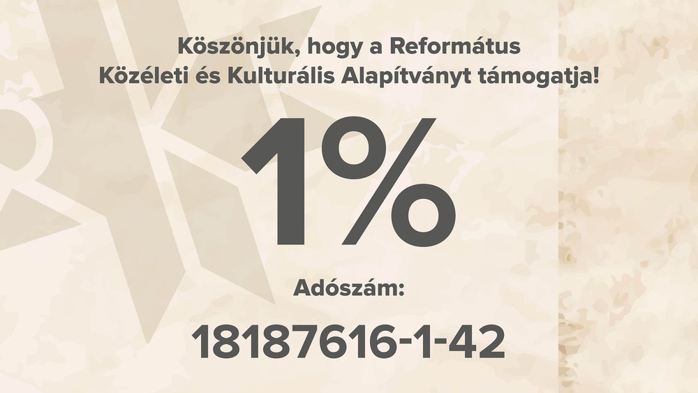 Református egy százalék – 2025