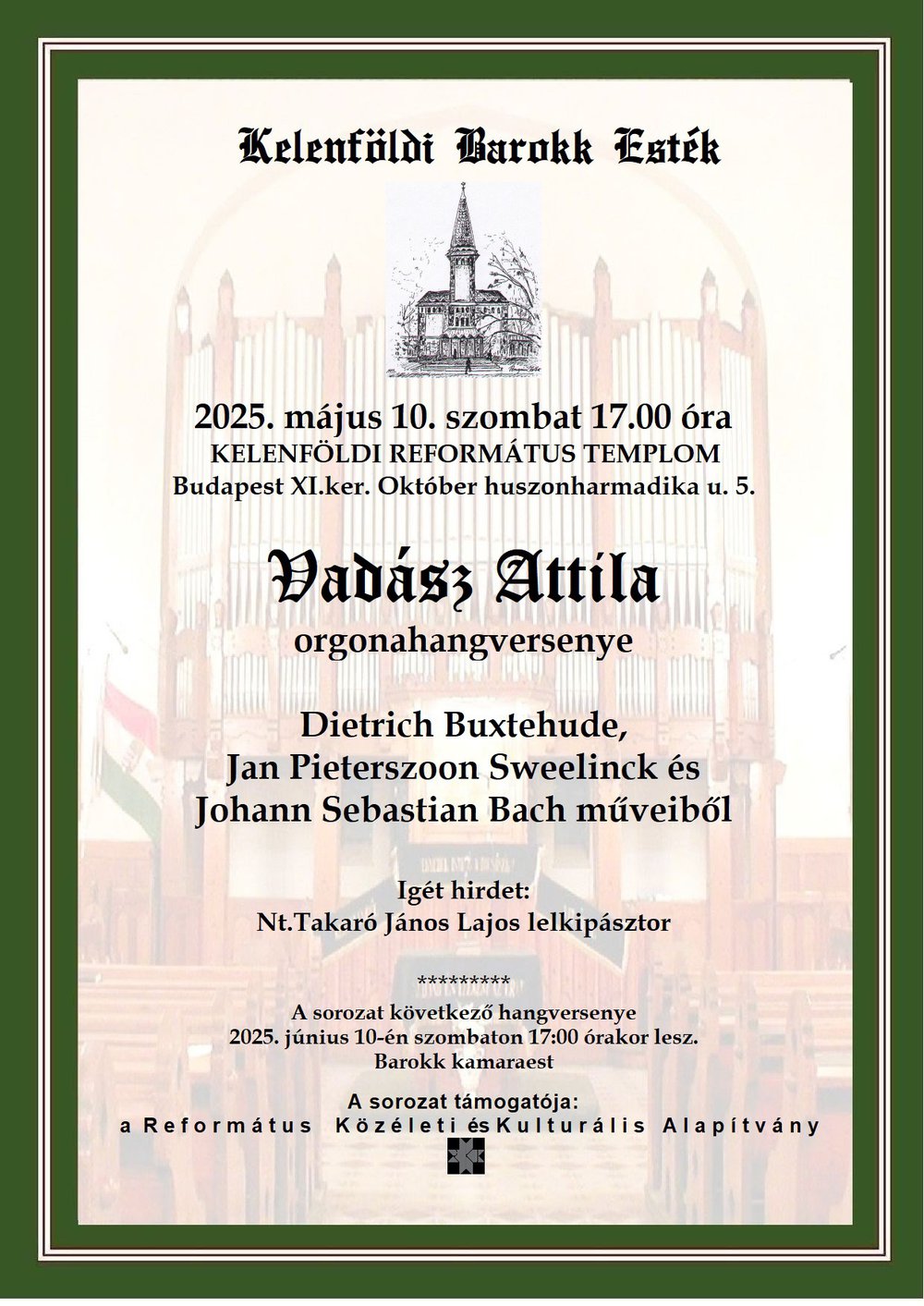 Vadász Attila orgonahangversenye