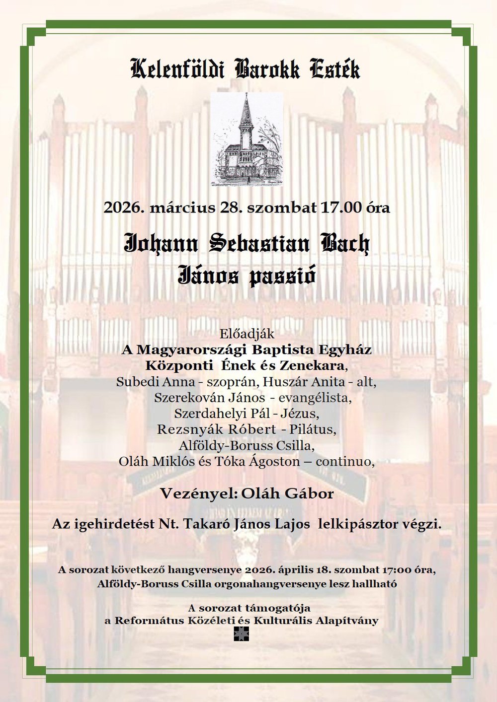 János-passió Kelenföldön